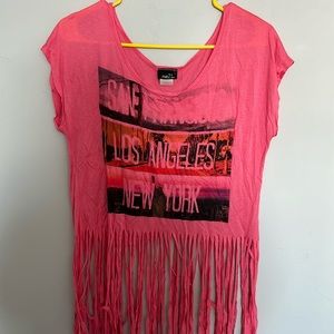 Cities fringe blouse